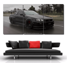 Charger l&#39;image dans la galerie, GT-R R34 Canvas 3/5pcs FREE Shipping Worldwide!! - Sports Car Enthusiasts