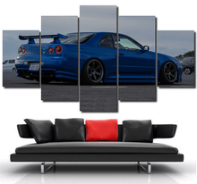 Charger l&#39;image dans la galerie, GT-R R34 Canvas 3/5pcs FREE Shipping Worldwide!! - Sports Car Enthusiasts
