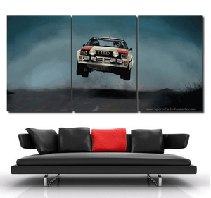 Audi Quattro Canvas FREE Shipping Worldwide!! - Sports Car Enthusiasts