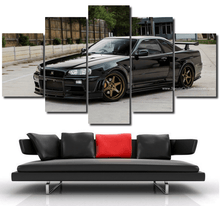 Charger l&#39;image dans la galerie, Nissan GT-R R34 Canvas 3/5pcs FREE Shipping Worldwide!! - Sports Car Enthusiasts