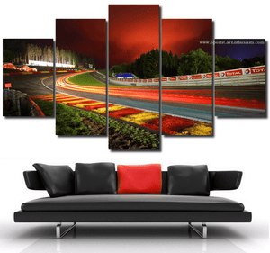 Spa Belgium Canvas FREE Shipping Worldwide!! - Sports Car Enthusiasts