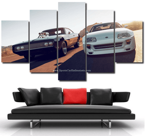 Fast & Furious Canvas FREE Shipping Worldwide!! - Sports Car Enthusiasts