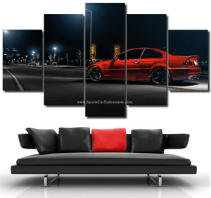 BMW M3 Canvas 3/5pcs FREE Shipping Worldwide!! - Sports Car Enthusiasts