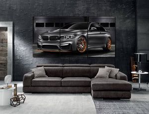 BMW M4 GTS Canvas 3/5pcs FREE Shipping Worldwide!! - Sports Car Enthusiasts