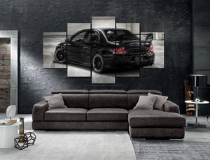 Mitsubishi EVO 9 Canvas 3/5pcs FREE Shipping Worldwide!! - Sports Car Enthusiasts