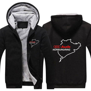 Audi Nurburgring Top Quality Hoodie FREE Shipping Worldwide!! - Sports Car Enthusiasts