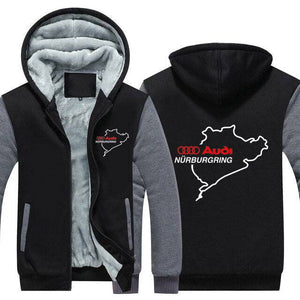 Audi Nurburgring Top Quality Hoodie FREE Shipping Worldwide!! - Sports Car Enthusiasts