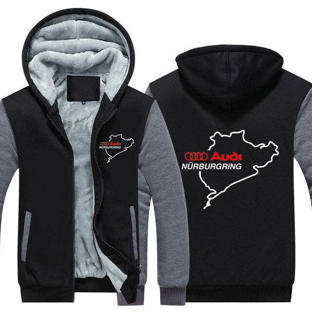 Audi Nurburgring Top Quality Hoodie FREE Shipping Worldwide!! - Sports Car Enthusiasts