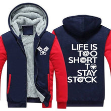 Load image into Gallery viewer, Life is too short to stay stock Top Quality Hoodie FREE Shipping Worldwide!! - Sports Car Enthusiasts