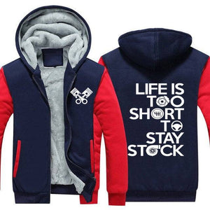 Life is too short to stay stock Top Quality Hoodie FREE Shipping Worldwide!! - Sports Car Enthusiasts