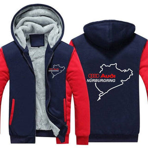 Audi Nurburgring Top Quality Hoodie FREE Shipping Worldwide!! - Sports Car Enthusiasts