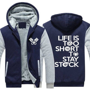 Life is too short to stay stock Top Quality Hoodie FREE Shipping Worldwide!! - Sports Car Enthusiasts