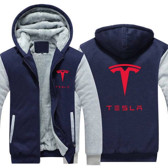 Tesla Top Quality Hoodie FREE Shipping Worldwide!! - Sports Car Enthusiasts