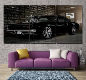 Dodge Charger Canvas FREE Shipping Worldwide!! - Sports Car Enthusiasts