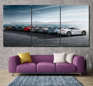 Porsche Evolution Canvas FREE Shipping Worldwide!! - Sports Car Enthusiasts