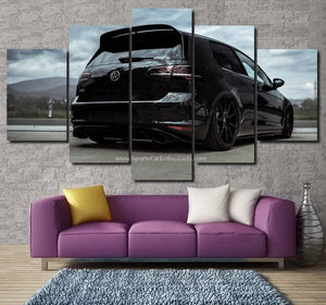 Golf MK7 GTI Canvas 3/5pcs FREE Shipping Worldwide!! - Sports Car Enthusiasts