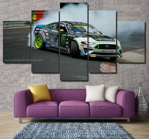 Ford Mustang Drift Canvas 3/5pcs FREE Shipping Worldwide!! - Sports Car Enthusiasts