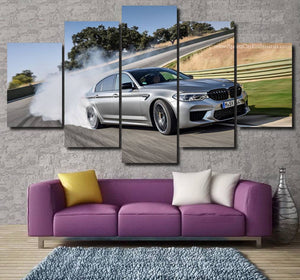 BMW M5 Canvas 3/5pcs FREE Shipping Worldwide!! - Sports Car Enthusiasts