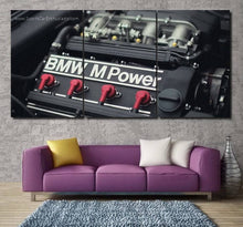 Laden Sie das Bild in den Galerie-Viewer, BMW E30 M3 Engine Canvas 3/5pcs FREE Shipping Worldwide!! - Sports Car Enthusiasts
