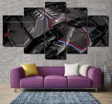 Charger l&#39;image dans la galerie, BMW M5 Engine Canvas 3/5pcs FREE Shipping Worldwide!! - Sports Car Enthusiasts