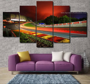 Spa Belgium Canvas FREE Shipping Worldwide!! - Sports Car Enthusiasts
