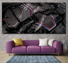 Charger l&#39;image dans la galerie, BMW M5 Engine Canvas 3/5pcs FREE Shipping Worldwide!! - Sports Car Enthusiasts