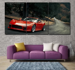 Mazda RX7 Canvas FREE Shipping Worldwide!! - Sports Car Enthusiasts