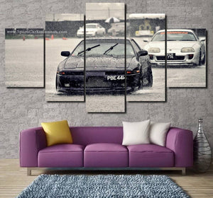 Toyota Supra MK3/4 Canvas 3/5pcs FREE Shipping Worldwide!! - Sports Car Enthusiasts