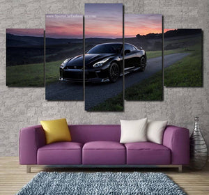 GT-R R35 Canvas 3/5pcs FREE Shipping Worldwide!! - Sports Car Enthusiasts