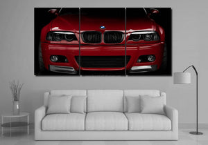 BMW E46 M3 Canvas 3/5pcs FREE Shipping Worldwide!! - Sports Car Enthusiasts