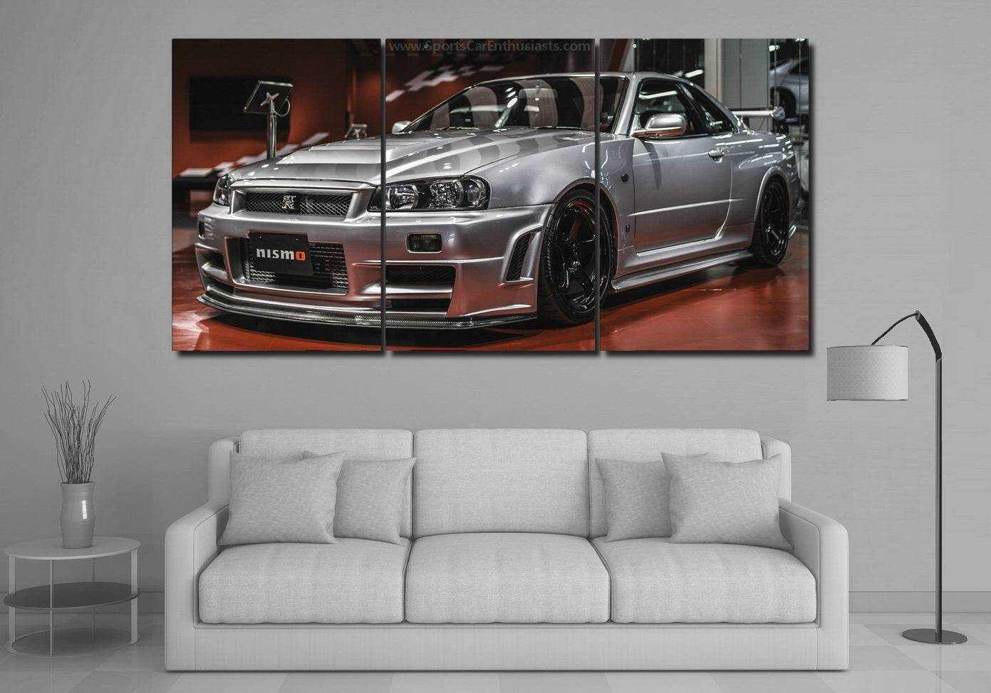 Nissan GT-R R34 Canvas FREE Shipping Worldwide!! | Sports Car Enthusiasts