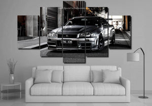 Nissan GT-R R34 Canvas FREE Shipping Worldwide!! - Sports Car Enthusiasts