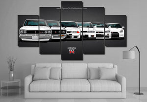 Nissan GT-R Canvas FREE Shipping Worldwide!! - Sports Car Enthusiasts