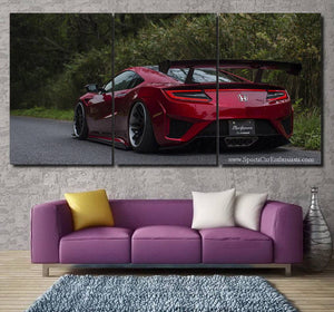 NSX Canvas 3/5pcs FREE Shipping Worldwide!! - Sports Car Enthusiasts