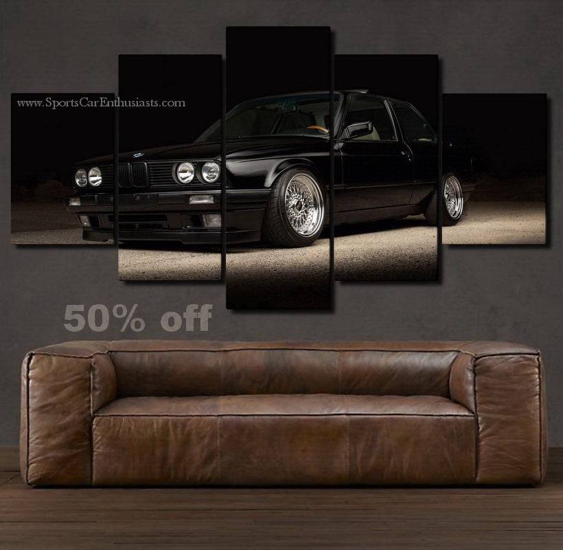 BMW E30 Canvas 3/5pcs FREE shipping Worldwide!! - Sports Car Enthusiasts